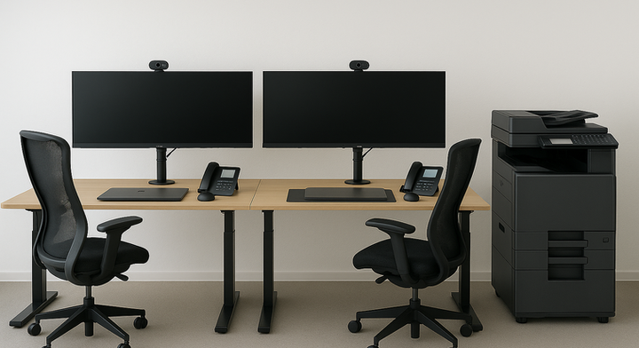 Modernes Arbeitsplatz-Setup